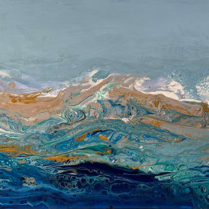 Ways of the Waves in Gold by Artnova Gallery