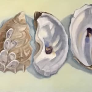 Five Wild Oysters Shells by Artnova Gallery