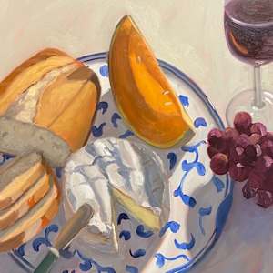 Brie and Bread by Artnova Gallery, Image 1.