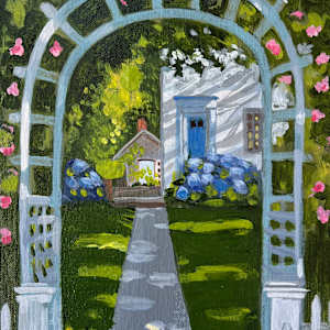 Rose Arbor on Old Harbor Rd. by Artnova Gallery & Salt Studio