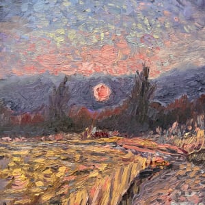 Moon in Shadow of Earth by Artnova Gallery, Image 1.