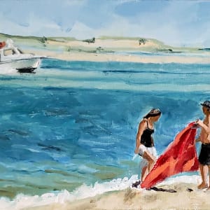Beach Blanket by Artnova Gallery
