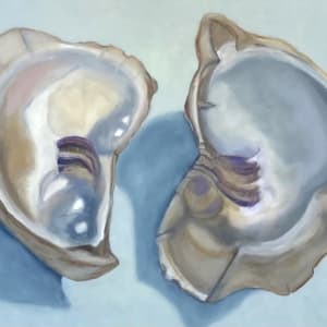 Oyster Shell Pair by Artnova Gallery