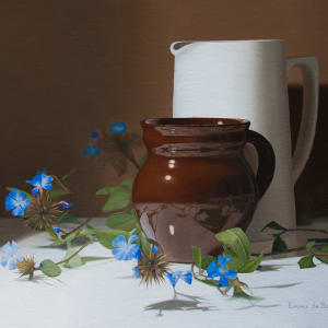 Little blue flowers by Emma de Souza