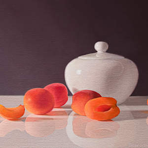 Reflecting apricots by Emma de Souza, Image 1.