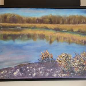 Wetlands at Fossil Beach -Brighton by Gail Knecht 