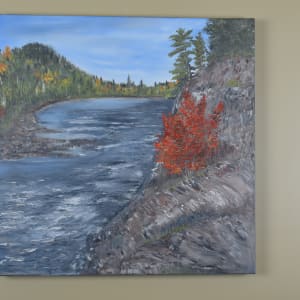 Pig Pen Chutes-Mississaugi River, Algoma. by Gail Knecht 