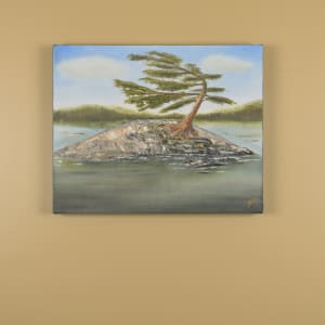 Windswept White Pine on Tunnel Lake by Gail Knecht 