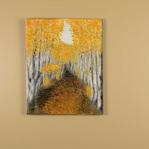 Birch Trees-Aubrey Falls trail by Gail Knecht 