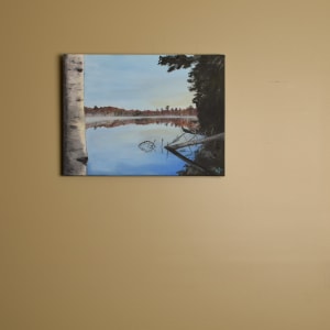 Lake Jobamageeshig in the Morning, Algoma by Gail Knecht 