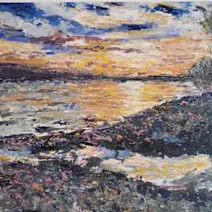 Sunset at Isolation Beach - Brighton by Gail Knecht 