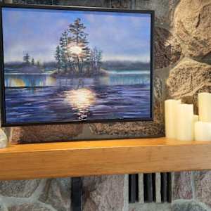 Sunset through the Pines- Algoma by Gail Knecht 