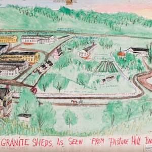 View of Granite Sheds, as Seen From Pasture Hill by Gayleen Aiken, Image 1.
