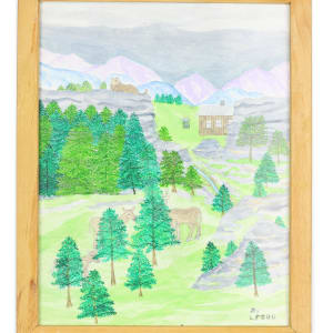 The Hunting Camp in the Mountains by Lawrence Fogg