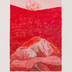 Sleeper with signs (2024) by Anthony Cudahy