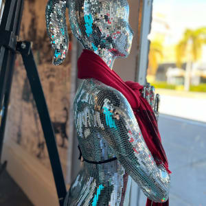 Mirrored Sculpture by KT Creates by Derek Gores Gallery 