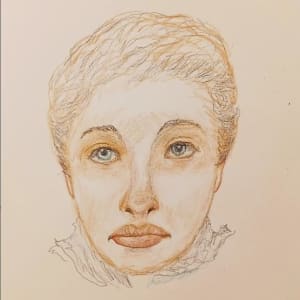 Lady Waiting by Michael Dante Aprile