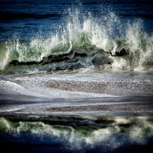 Ocean Waves Hello by Kimberly Adamis