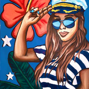 Salute A Dock In Cabrillo Beach by Alex Ranniello