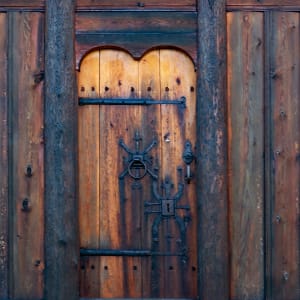 Skolholt - Main Door by Les Allert