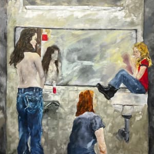 Teenage Bathroom Break by Liv Amiri