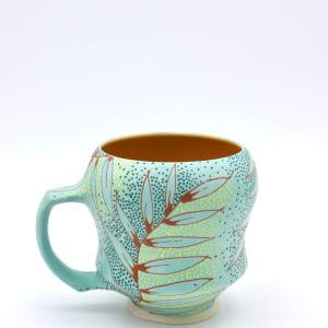 Seafoam Palm Mug by Olivia Avery