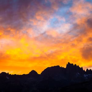 Sunset at Mammoth Lakes by Debra Behr