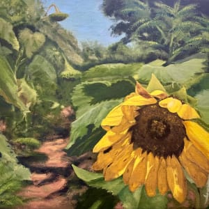 Sunflower for Ukraine by Nancy Blacker