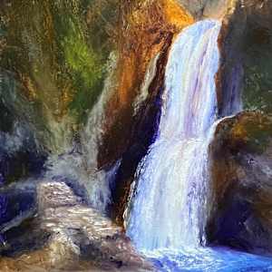 Waterfall in the Mountains by Alice Blue, Image 5.