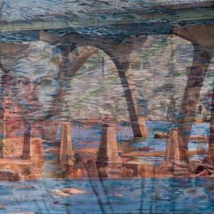 James River Naiad  Through The Manchester Bridge by Kate Brogdon