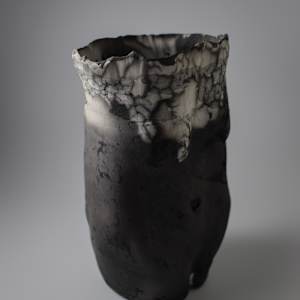 Naked Raku Vessel by Cari Jean