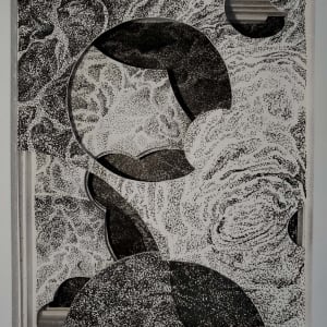 - Current I - Ink on Paper - 9 Inches x 12 Inches - $200 by Dean Carillo Jr.