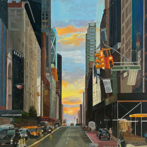 NYC Sunset by Cheryl Kramer