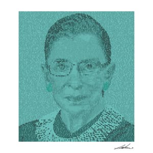 The Notorious RBG 21 by Bryce Culverhouse