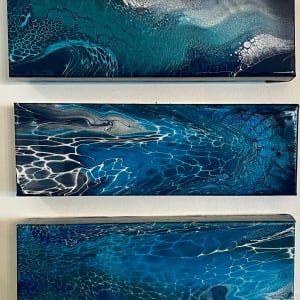 Ocean Triptych by Dana Labow Trevers