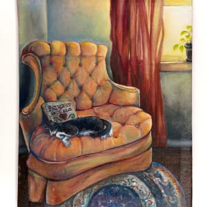Golden Window, Golden Chair by Michaela DiPaola