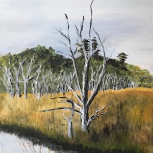The Marsh Reclaims the Oaks by Gary David Fournier