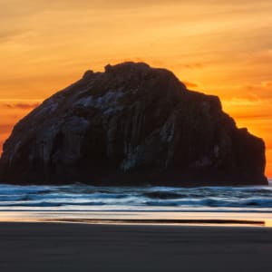 Sunset at Face Rock by Stuart L. Gordon