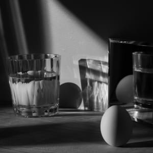 Eggs with Glass by Jeff Henson