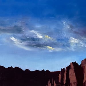 Red Mountain at Dusk by Judith Hutcheson
