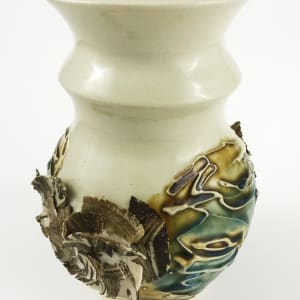 Small Floral Trim-Scrap Vase by Mandy Klauck