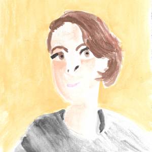 Artist's Self-Portrait by Celine Krempp