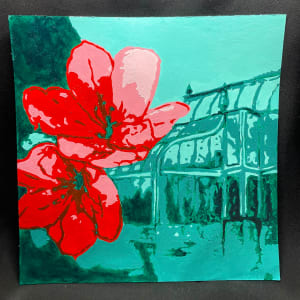 Red Flower, Greenhouse by Annalee LeDuff