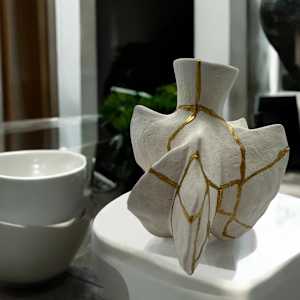 Fossil Vase by Diana Miller of Facette Gallery