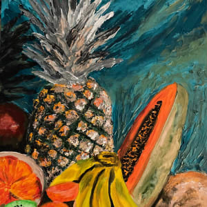 Pineapple and Papaya by Sue Miller