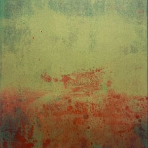 A Flame - Monotype by Marguerite Ogden