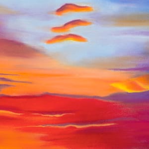 Cloud Road Sunset by Marcia J. Popp