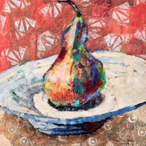 One Pear in Bowl by Sudie Rakusin