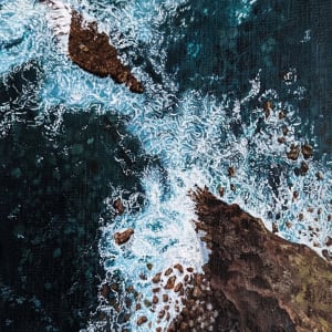 Waves in Portugal by Radha Saikia