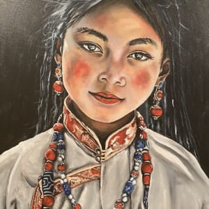 An Uyghur Girl by Olga Sama